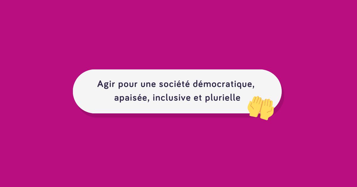 Concordia - Communiqué – Agir pour une société démocratique, apaisée, inclusive et plurielle